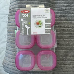 Baby Blocks Freezer food containers